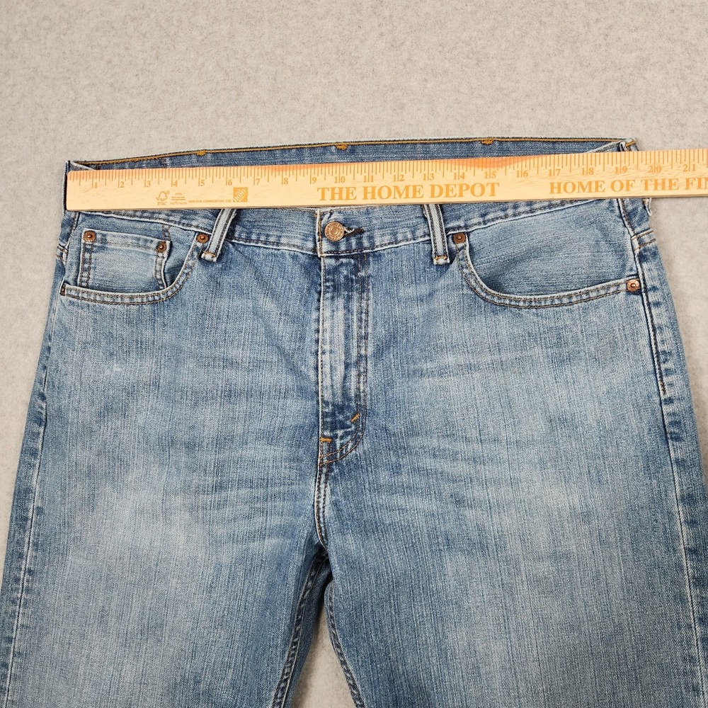 Levis Jeans 38x32 Blue 569 Loose Straight Wide Leg Baggy Fade Street Skater - Picture 9 of 14